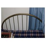 Metal  double bed frame with mattress & box