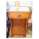 Maple one drawer night stand