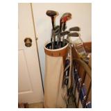 Shakespeare golf clubs and golf bag