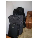 Set of luggage including Samsonite, Bond Street,