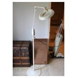 Magnifying lamp, black desk lamp and Telefunken
