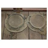 Antique Ship portholes outside diameter 13"