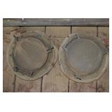 Antique Ship portholes outside diameter 13"