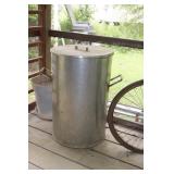 Large stainless steel steaming pot
