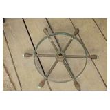 Antique ships wheel