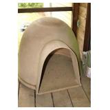 Dogloo dog house and garden hose