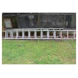 2 extension ladders one is Werner and the other