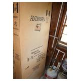 2 Anderson French wood patio doors appears to be