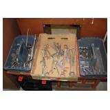 Lot including wrenches and sockets some are