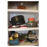 Contents of cabinet 3 including trimmer line, Pro
