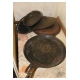 Lot of Cast iron including Griswold gridle