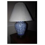 Blue Asian style lamp