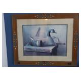 Framed Sid Willis print titled Variations in