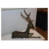 Brass deer 16L x 15H