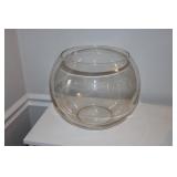 Large glass fish bowl