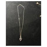 Sterling Italy necklace with Sterling silver