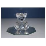 Swarovski crystal bear