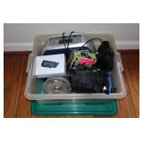 Tote lot - cameras, radios, Arteck keyboard and
