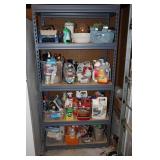Metal shelving unit 36' x 18' x 72' H (contents