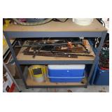 Metal shelving unit 36' x 18' x 36' H (contents