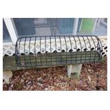 Iron wall hanging flower basket planter box 55L