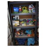 Metal shelving unit 36' x 18' x 72' H (contents