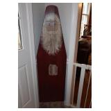 Hand painted Santa on wood ironing board
