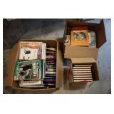 Lot of books under table including Time Life 'The