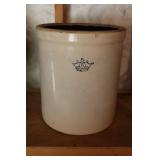 5 Gal. stoneware crock with crown stamp (has