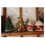 Lot - 11' tall ceramic tree, Wyatt Dunagan