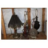 Lot - 5 table lamps