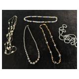 Costume jewelry necklaces including wedding