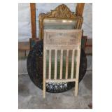 Lot - framed pictures, metal wall hanging and