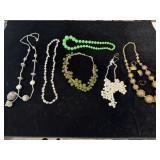 Costume jewelry necklaces including Express