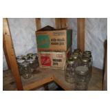 Lot of canning jars