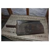 Large metal grain scoop