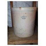 5 Gal. stoneware crock with crown stamp (has