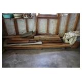 Lot - Lumber (treated garden posts, soffit,