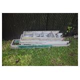 Lot - 3 aluminum step ladders (4', 5' And 6')