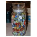 M&M jar full of marbles