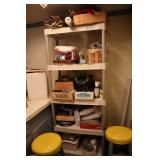 Plastic shelving 30' x 16' x 74' tall with