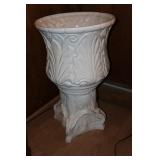 Ceramic Jardiniere and pedestal 30' tall