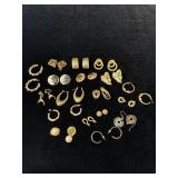 Lot of costume jewelry earrings