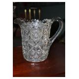 Fostoria 'Rosby Clear' pitcher 8'