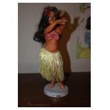 70's Hawaiian Hula girl figurine 12'