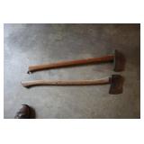 2 axes - Craftsman maul ax and Plumb ax