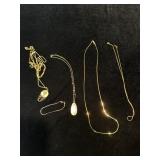 Costume jewelry necklaces including Napier and