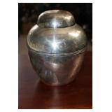 Ginger jar marked EPNS India 7' tall