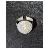 Antique St Christopher steering column ring