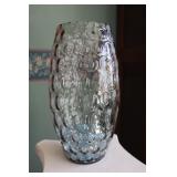 14' Optic bubble glass vase